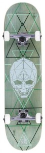 Deskorolka Enuff Geo Skull Green 8"