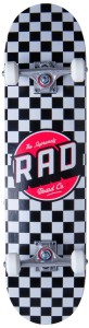 Deskorolka RAD Dude Crew Checkers black 7,75"