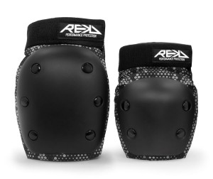 Ochraniacze REKD Youth Heavy Duty Double Pad Black/grey