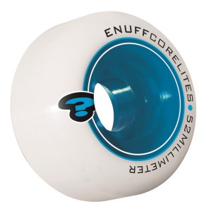 Kółka ENUFF twarde 52 mm 101A Corelites white/blue - 4 szt. 
