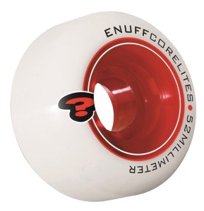 Kółka ENUFF twarde 52 mm 101A Corelites white/red - 4 szt.