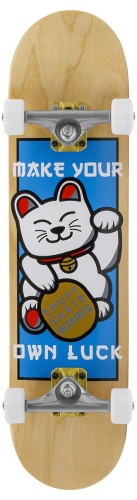 ENU4010 Lucky Cat Complete Skateboard Natural Graphic Main.jpg