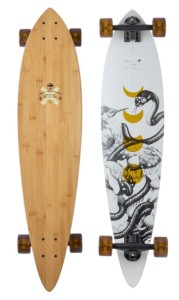 Longboard Arbor Performance Complete Bamboo Fish - white/black