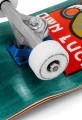ENU4010 Lucky Cat Complete Skateboard Green Wheel Detail.jpg