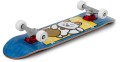 ENU4050 Lucky Cat Mini Complete Skateboard Blue Angle Graphic.jpg