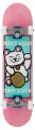ENU4050 Lucky Cat Mini Complete Skateboard Pink Graphic Main.jpg