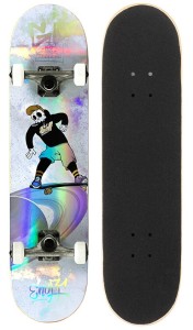 Deskorolka Enuff Skully Mini Hologram biała 7,25"