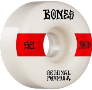 Kółka Bones Bones 100#14 52 mm WHT 100A 4PK OG FORMULA V4 WIDE (4szt.)  - II gatunek