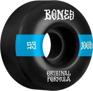 Kółka Bones Bones 100#14 53 mm BLK 4PK OG FORMULA V4 WIDE (4szt.) - II gatunek 
